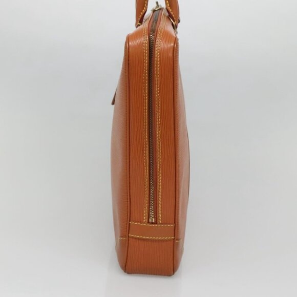 LOUIS VUITTON Epi Porte Documents Voyage Bag Zipangu Gold M54478 LV Auth 132581B - Picture 5 of 16